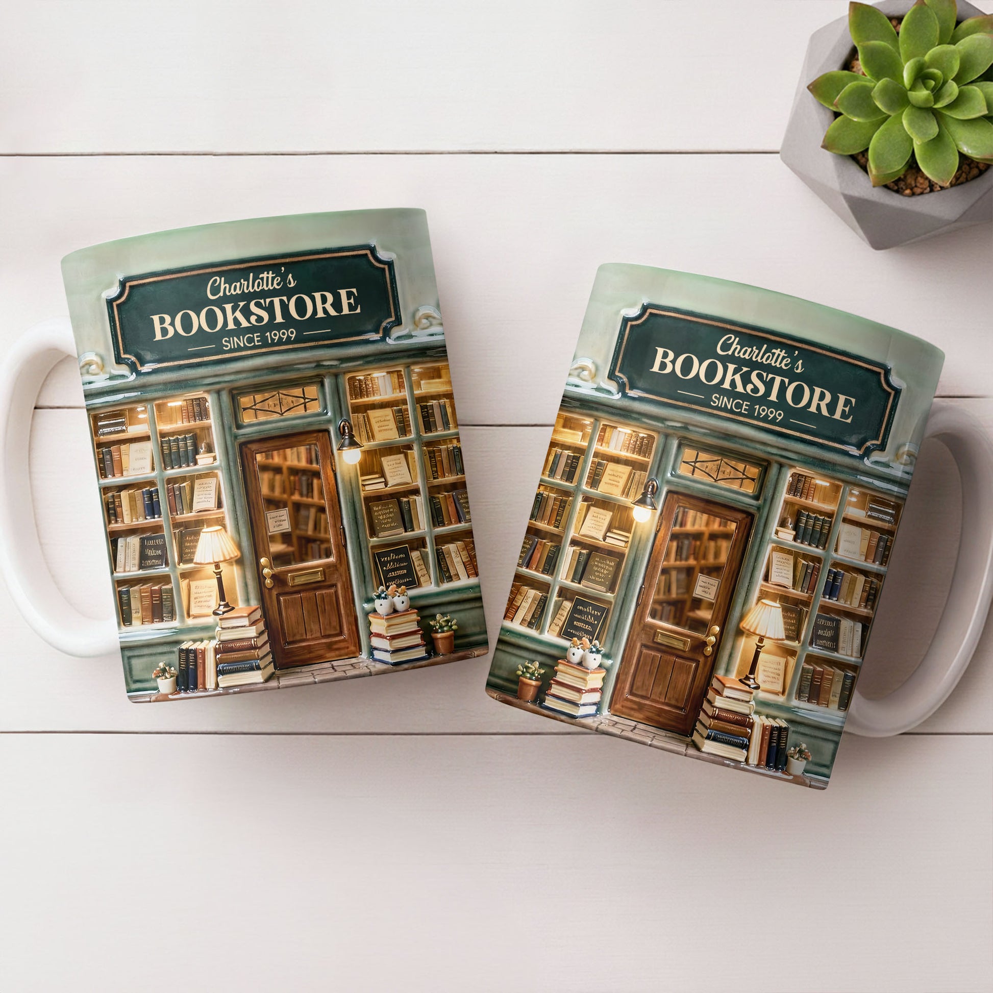 My Bookstore Since, Cozy Bookshelf Design