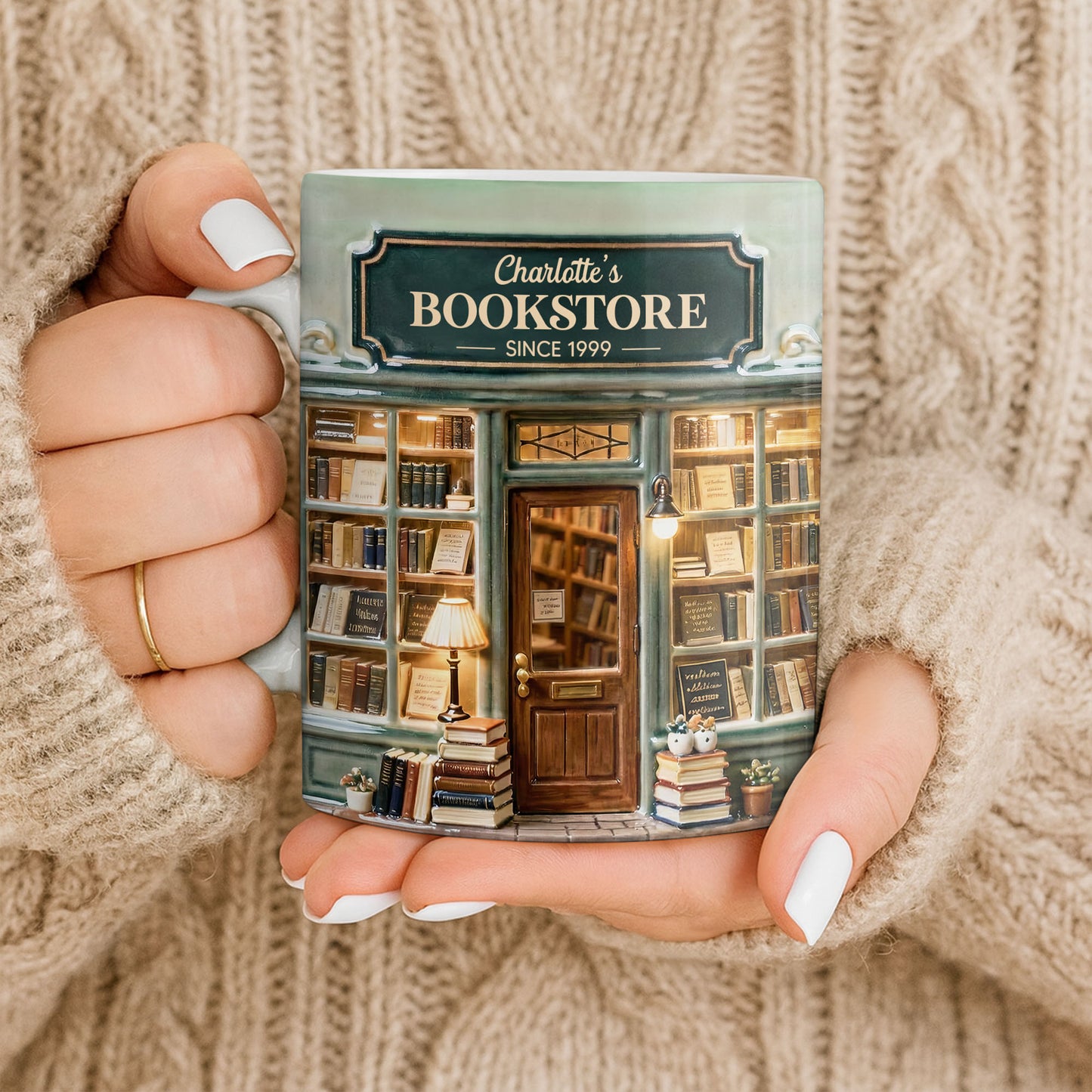 My Bookstore Since, Cozy Bookshelf Design