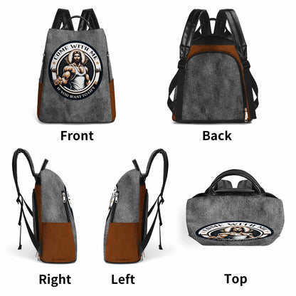 If You Want To Lift - Personalized Leather BackPack - BP_FN14