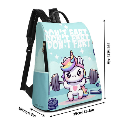 Don't Fart - Personalized Leather BackPack - BP_FN24