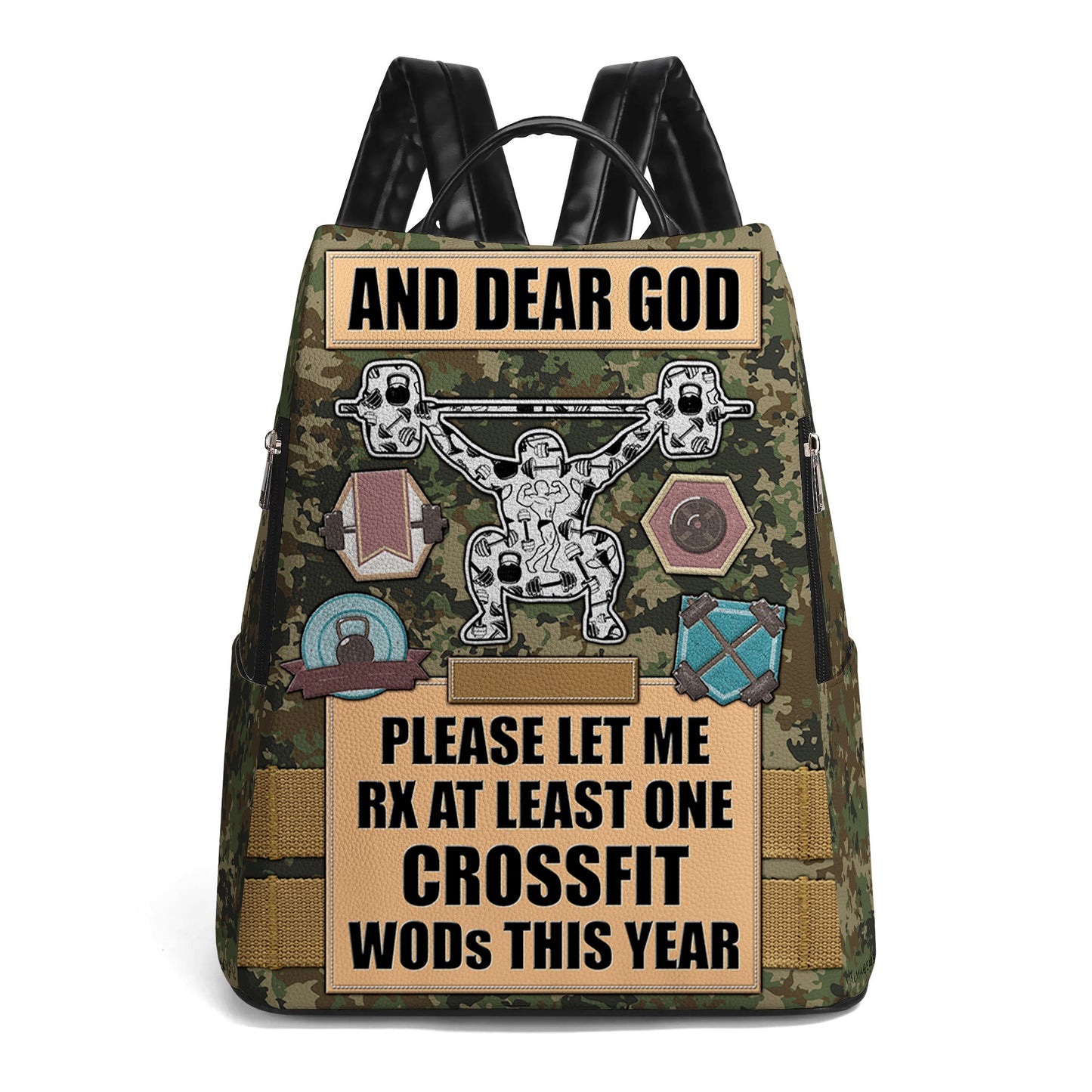 And Dear God - Personalized Leather BackPack - BP_FN28