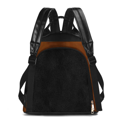 I Am Who I Am - Personalized Leather BackPack - BP_K05