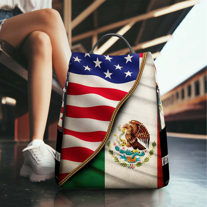My Nation. My Heritage - Personalized Leather BackPack - BP_MX07