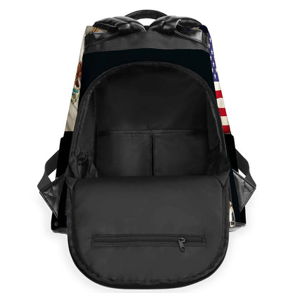 My Nation. My Heritage - Personalized Leather BackPack - BP_MX07