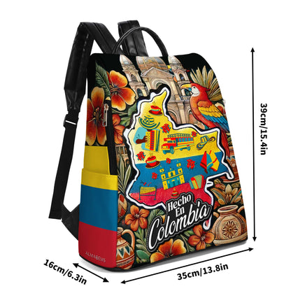 Hecho En Colombia - Personalized Leather BackPack - BP_MX15