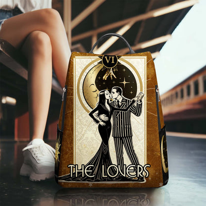 The Lovers - Personalized Custom Leather BackPack - CP001_BP