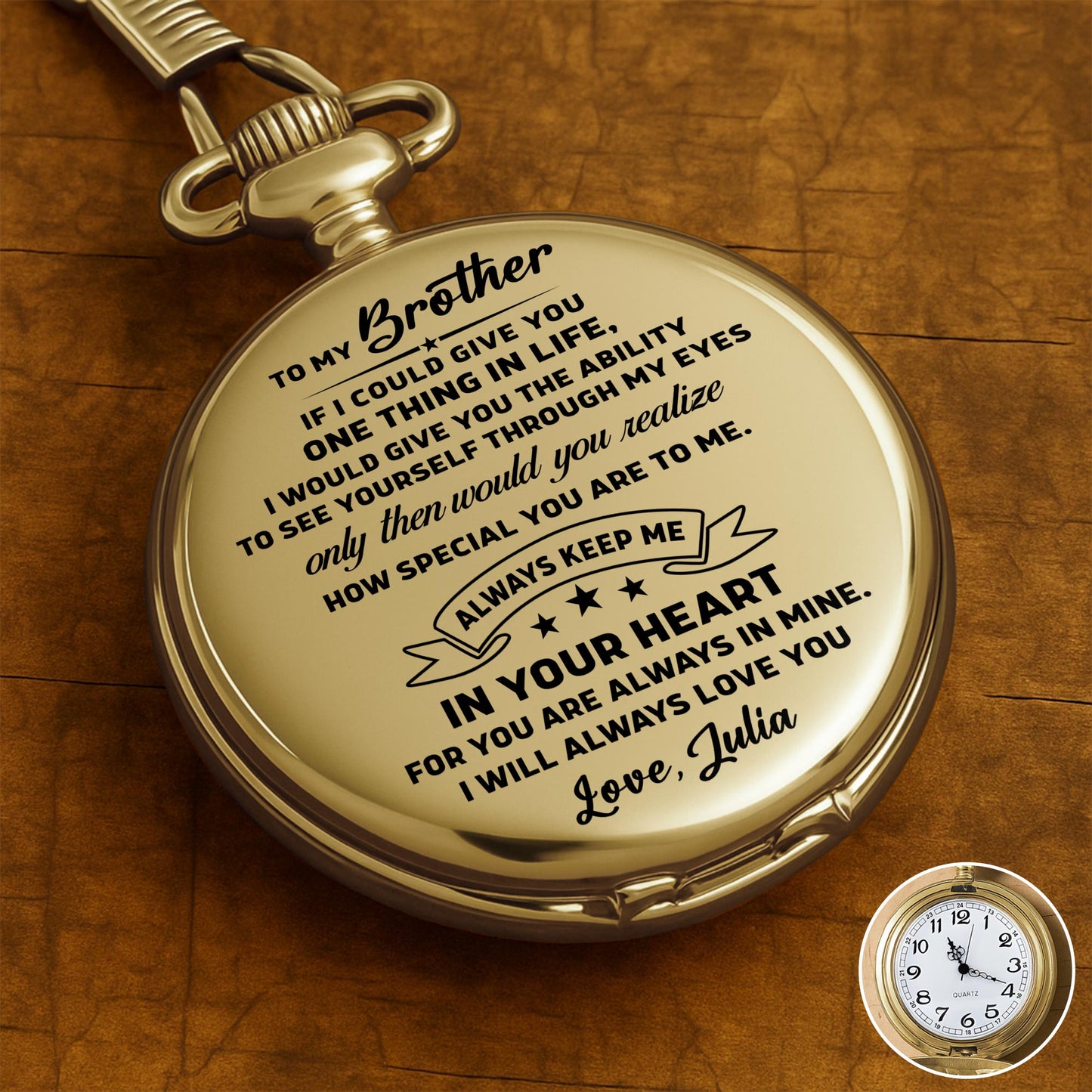 To My Brother, Always Keep Me In Your Heart, Watch