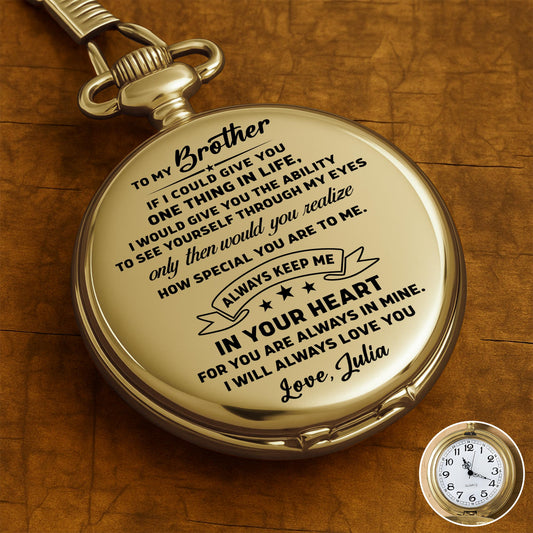 To My Brother, Always Keep Me In Your Heart, Watch