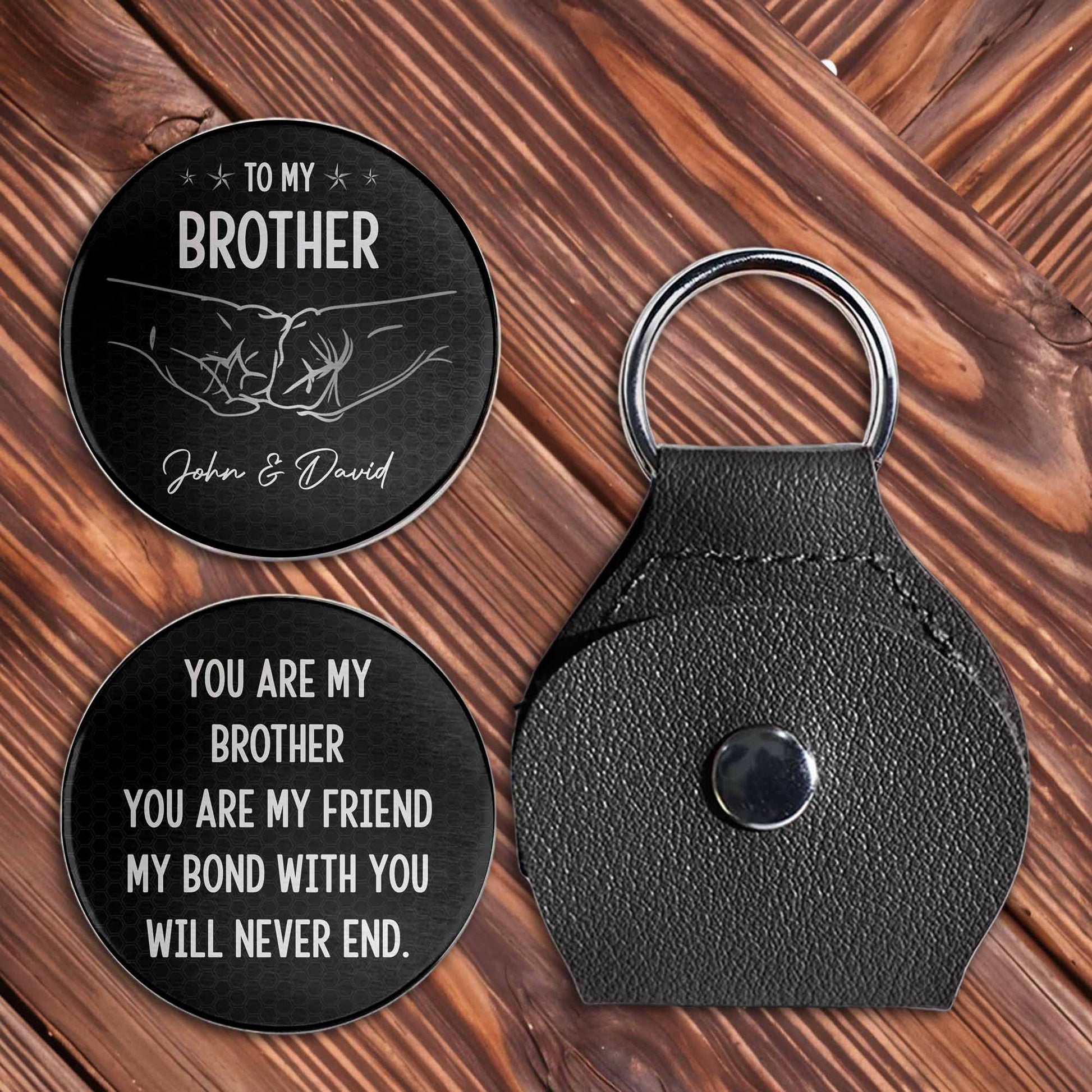 To My Brother Bond And Friendship Deer Antlers Design