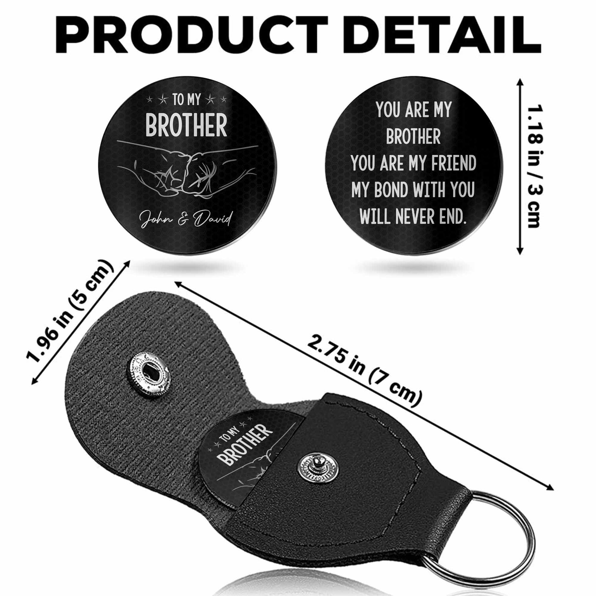 To My Brother Bond And Friendship Deer Antlers Design