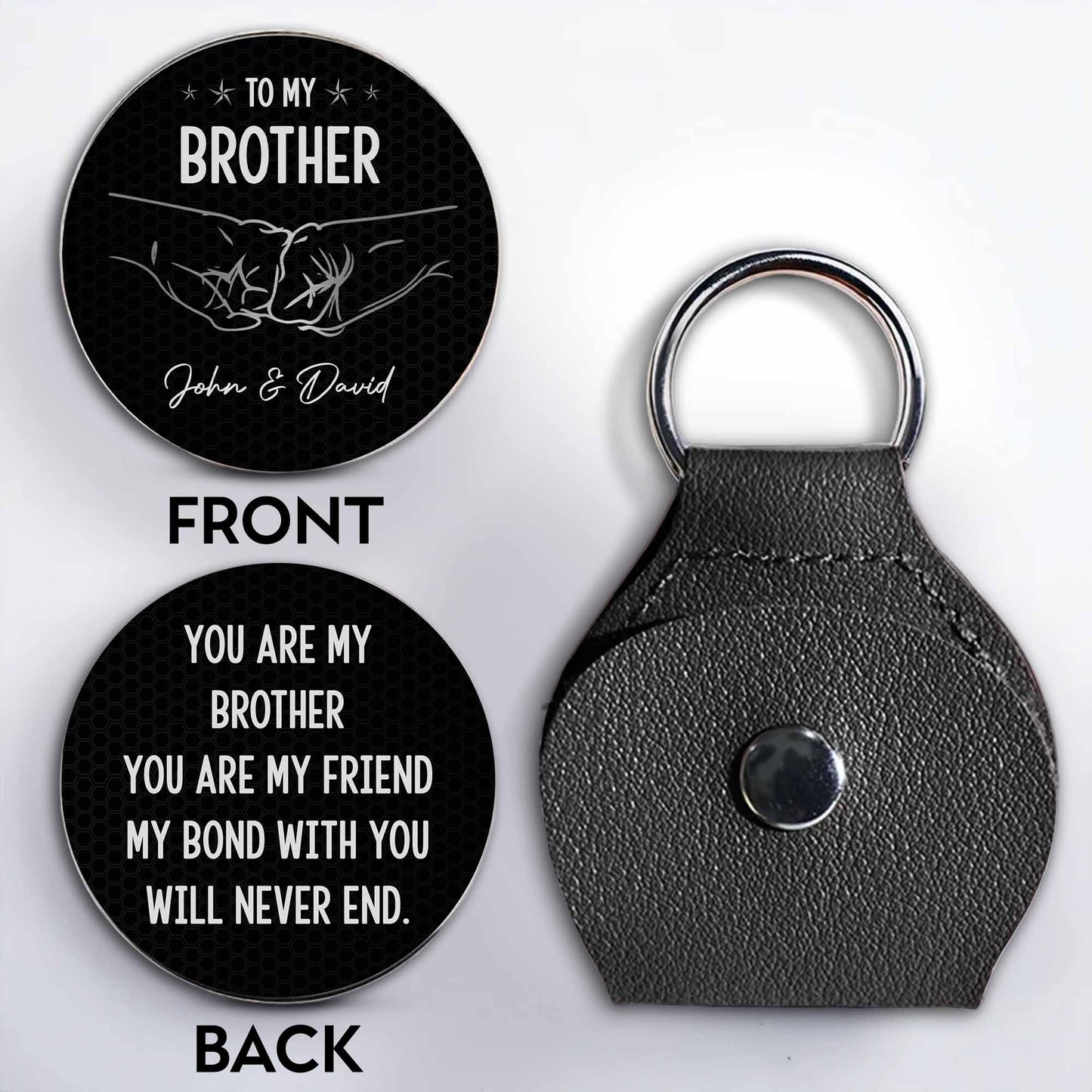 To My Brother Bond And Friendship Deer Antlers Design