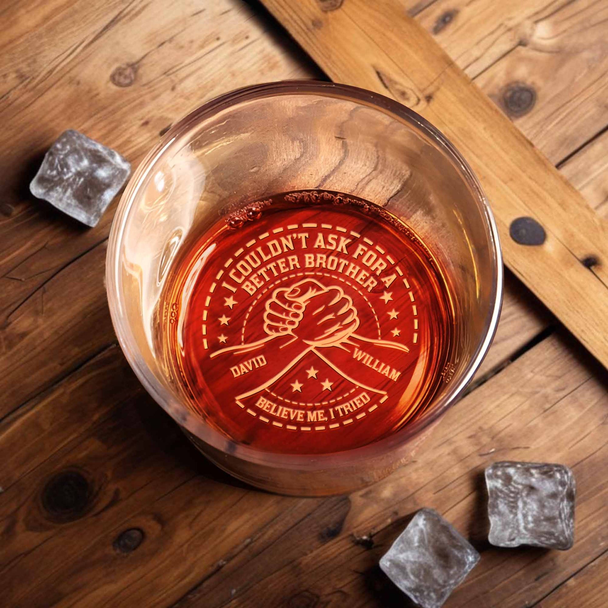 I Couldn't Ask for a Better Brother Handshake Design