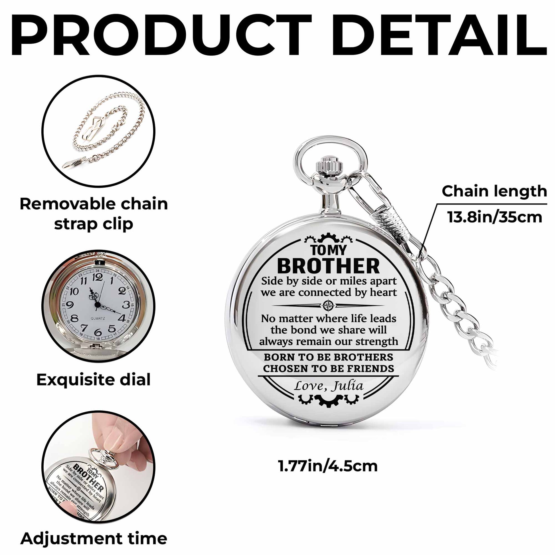 To My Brother, Side By Side Or Miles Apart