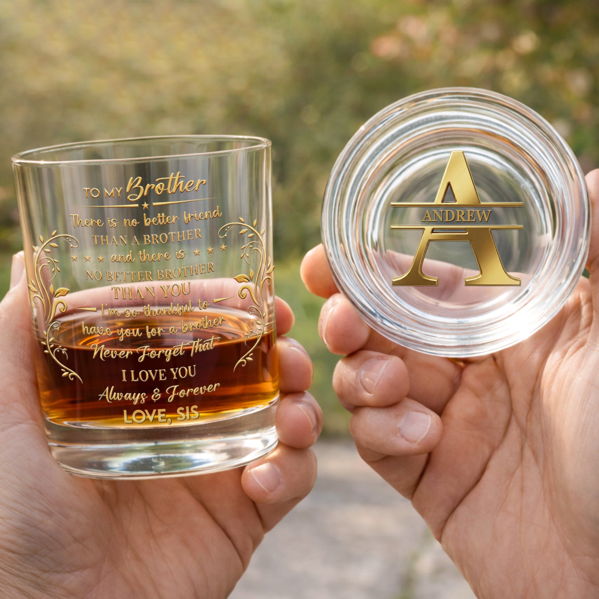 To My Brother No Better Friend Monogram Initial And Stars