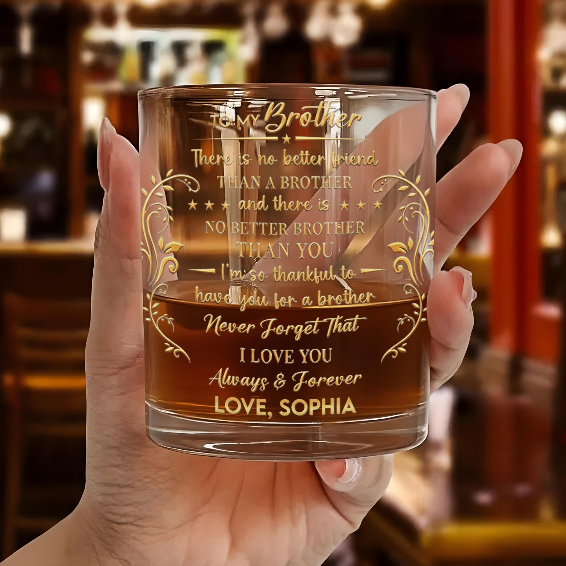 To My Brother No Better Friend Monogram Initial And Stars