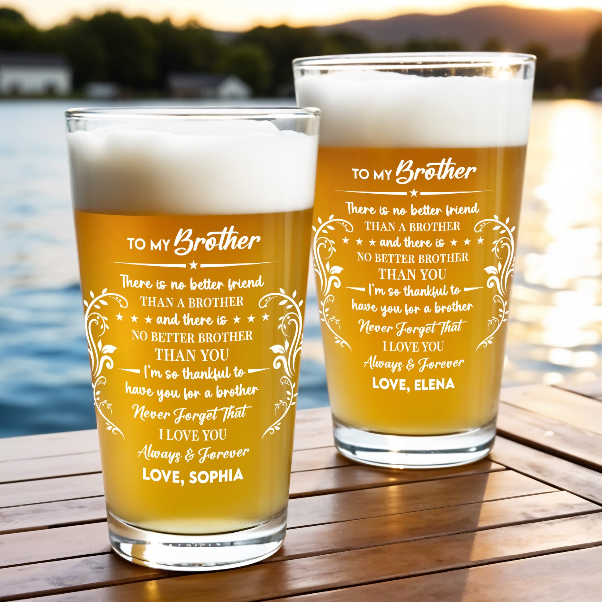 No Better Brother Than You, Stars And Floral Patterns