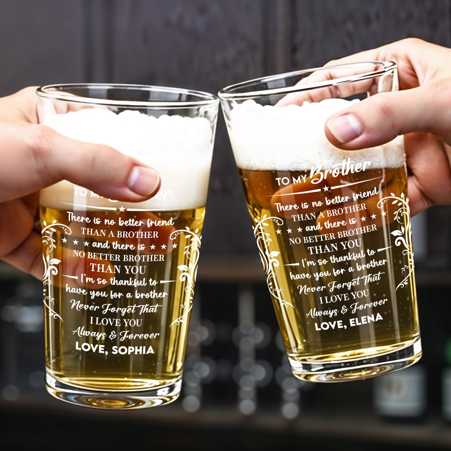 No Better Brother Than You, Stars And Floral Patterns