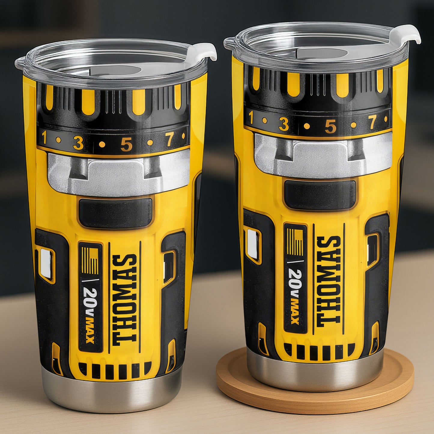 Perfect Gift For Handyman Featuring Tools And Drill Design