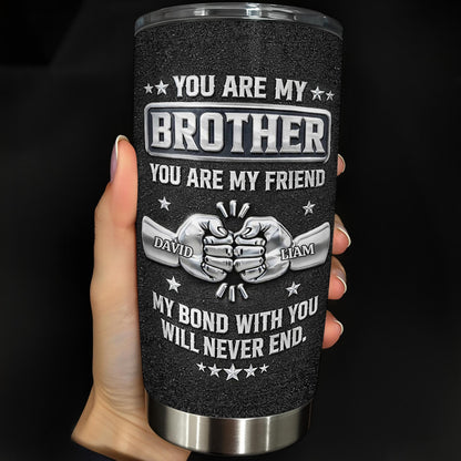 You Are My Brother, My Bond With You Will Never End, Handshake Design