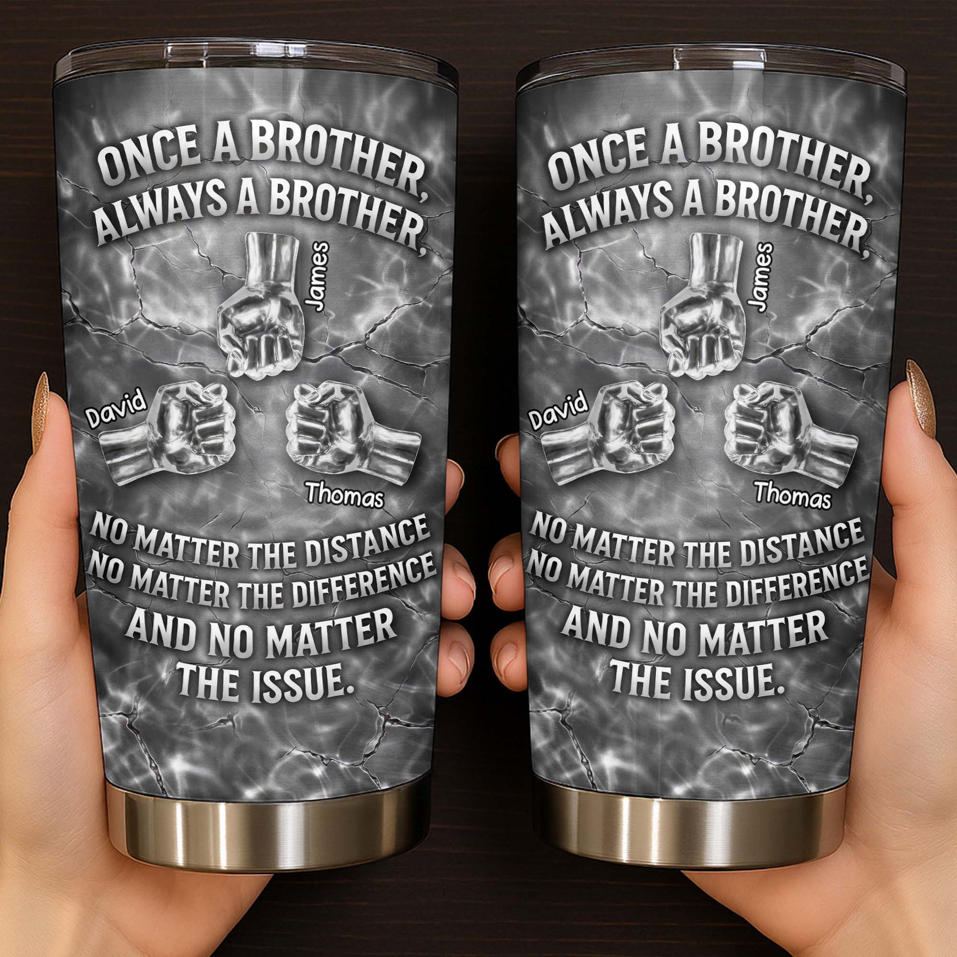Once A Brother Always A Brother With Handshake Design