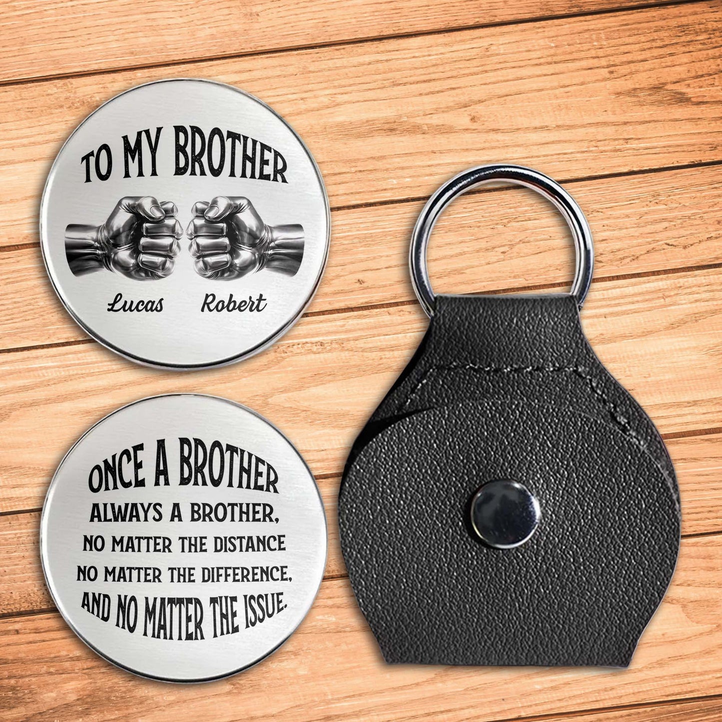 To My Brother, Once A Brother, Always A Brother, Handshake Design