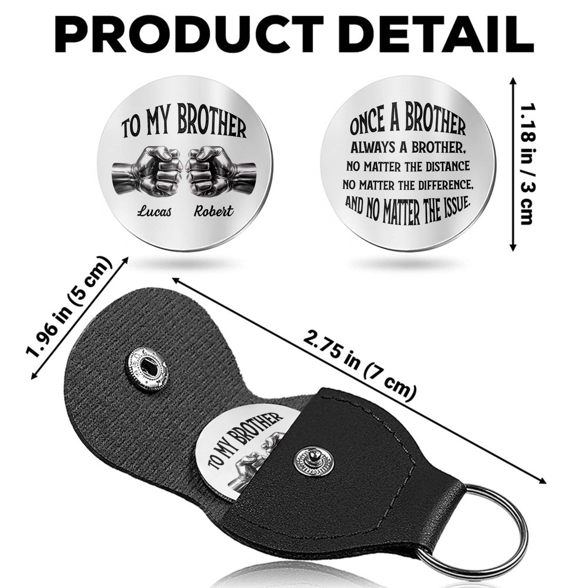 To My Brother, Once A Brother, Always A Brother, Handshake Design