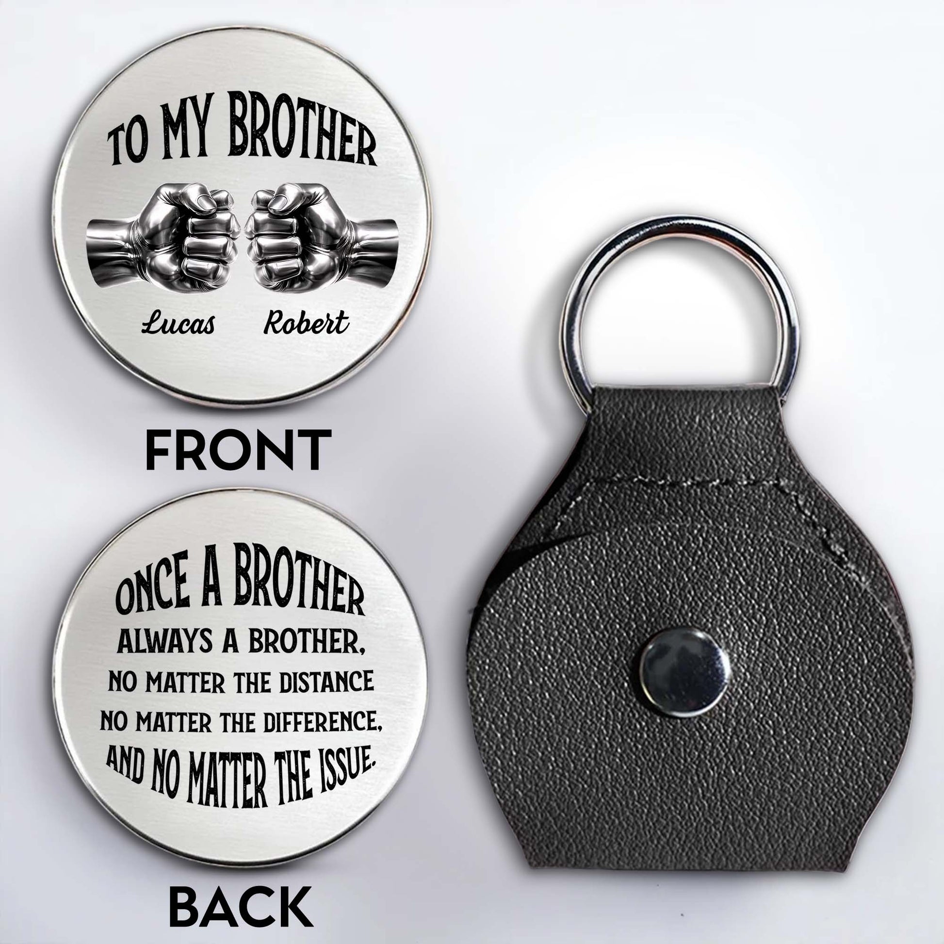 To My Brother, Once A Brother, Always A Brother, Handshake Design