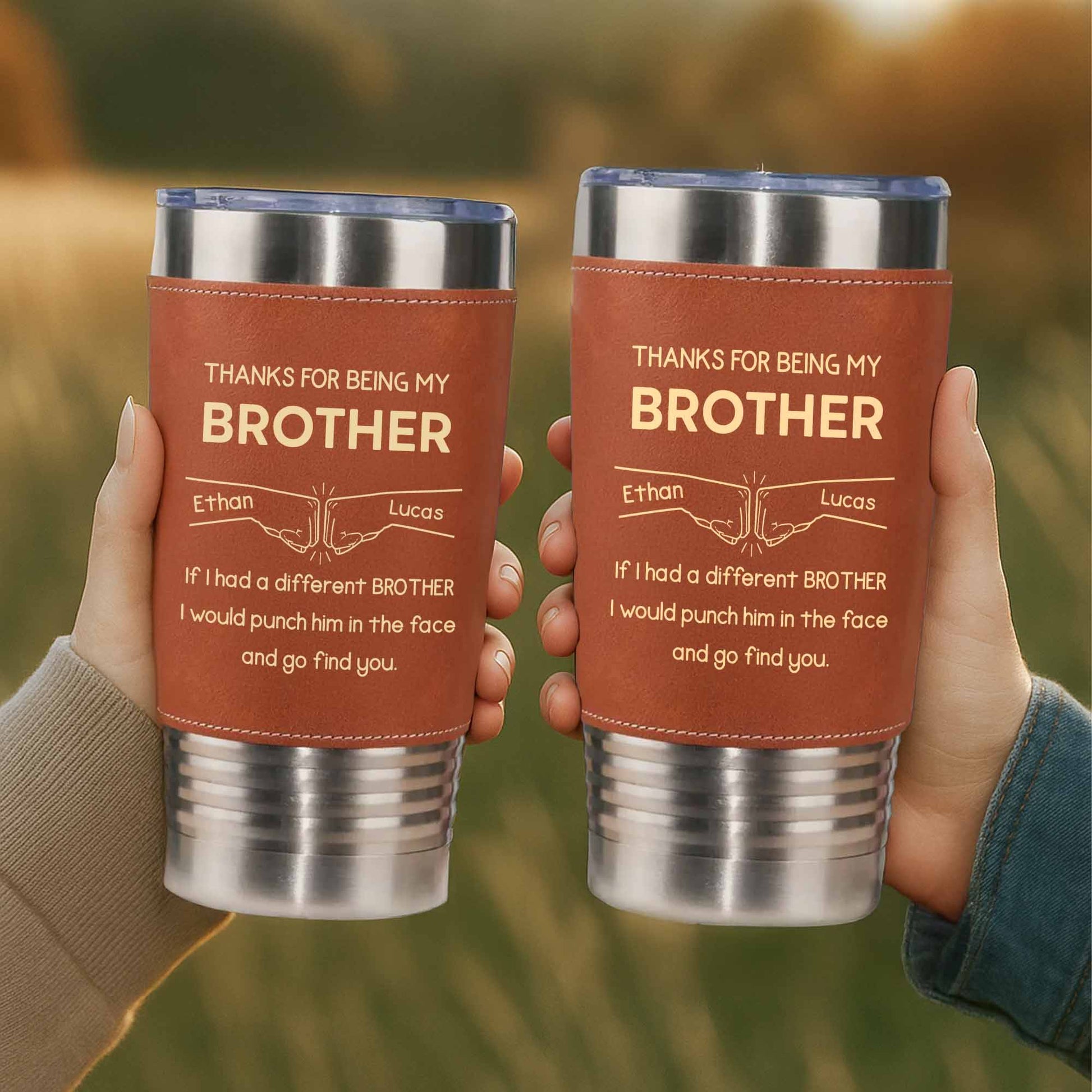 Thanks For Being My Brother, Hands Shaking