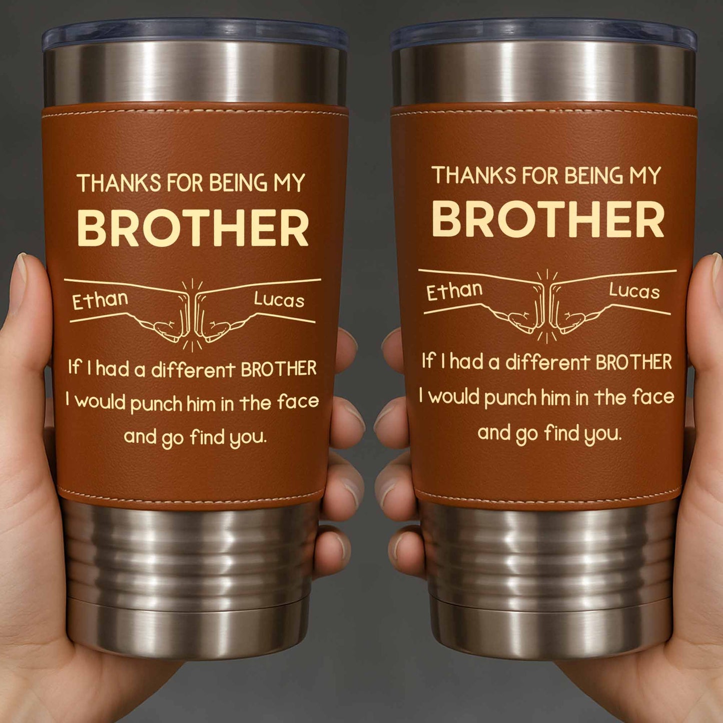 Thanks For Being My Brother, Hands Shaking