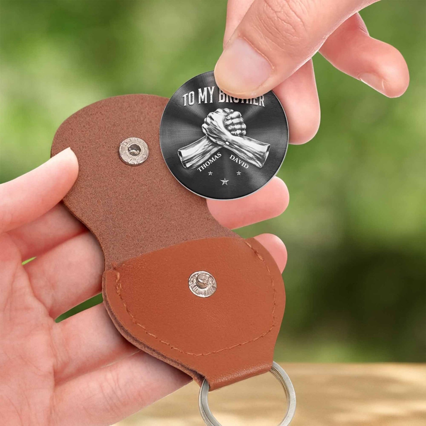 To My Brother, Special Brother Hands Keepsake