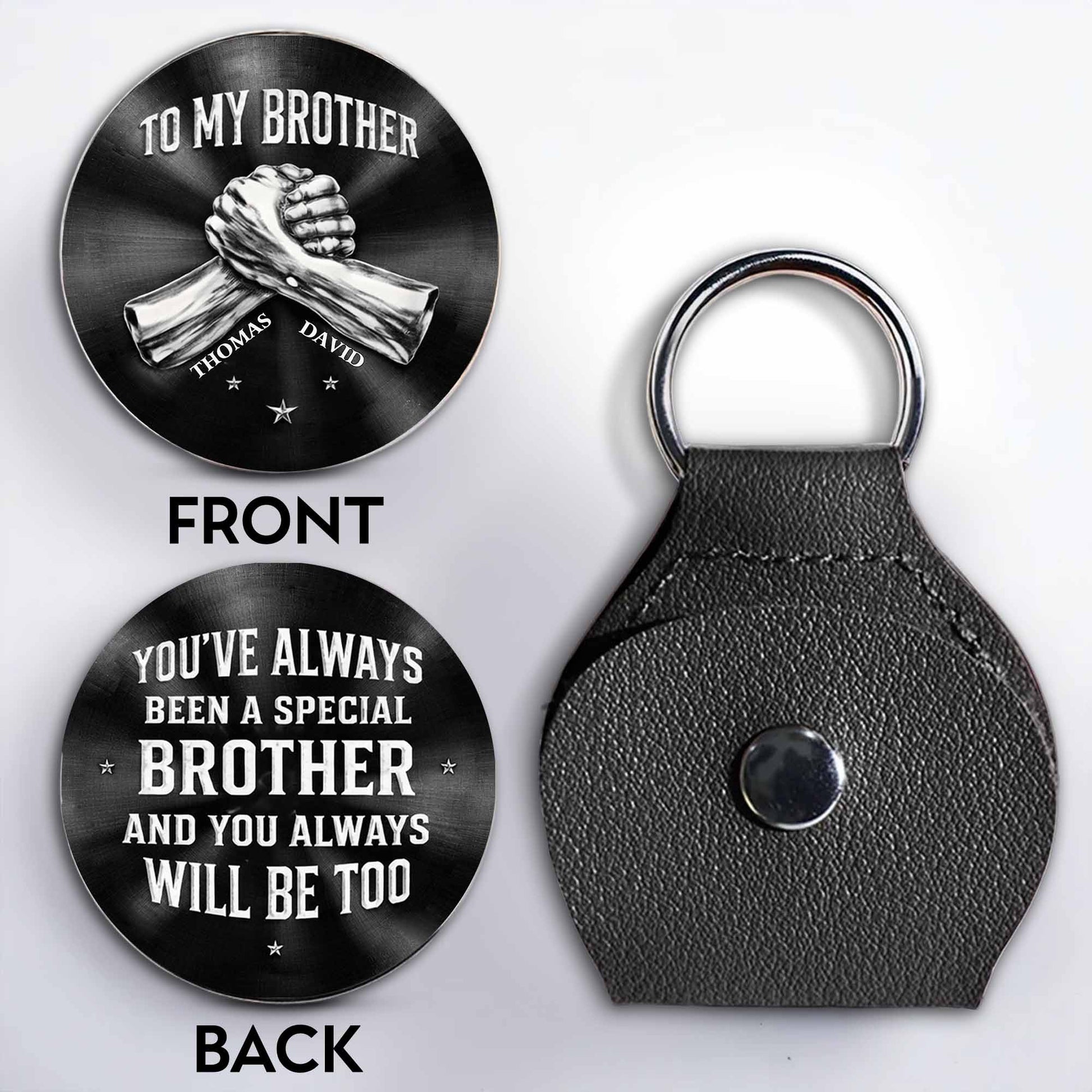 To My Brother, Special Brother Hands Keepsake