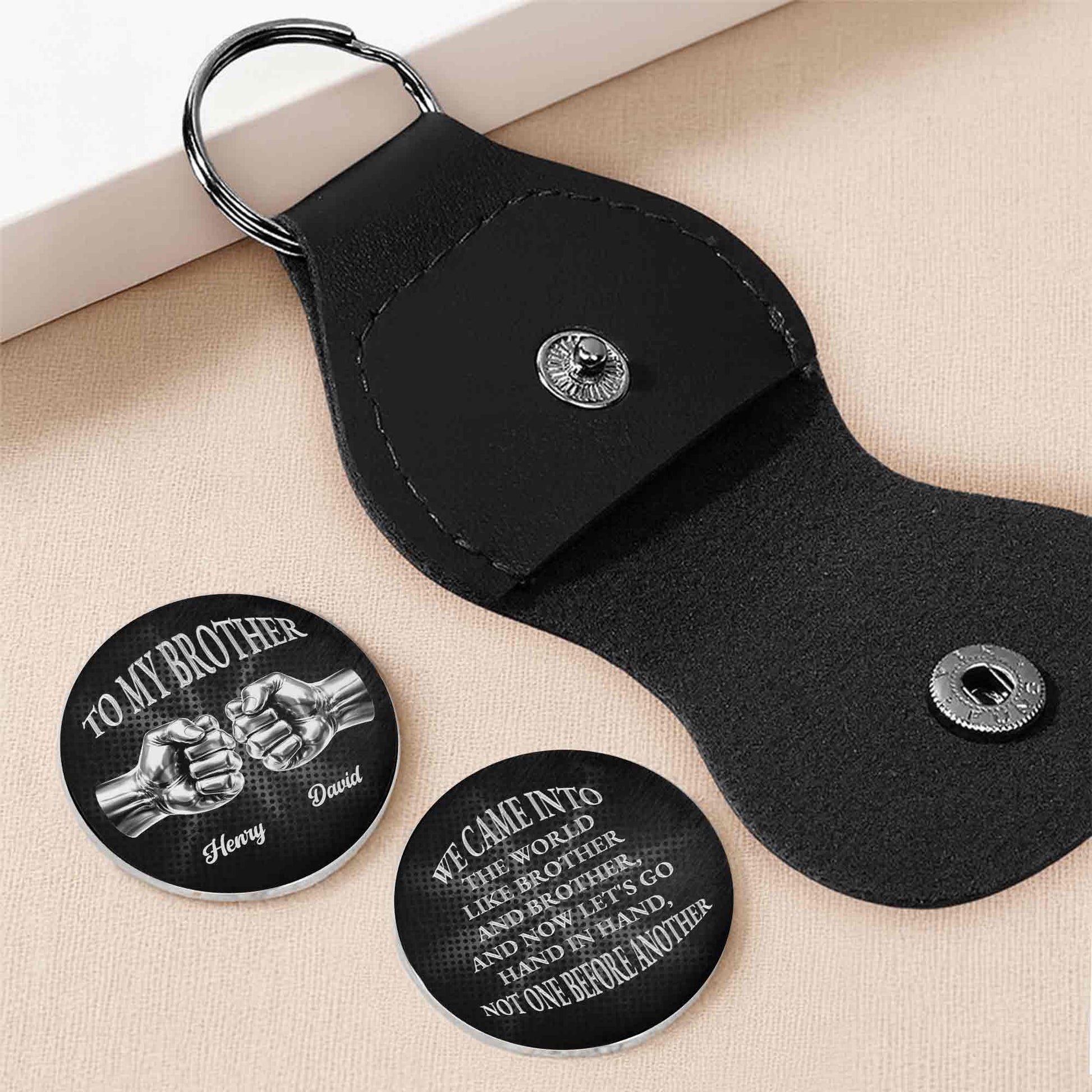 To My Brother We Came Into The World Fist Bump Design