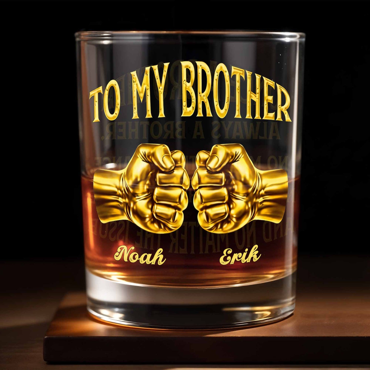 To My Brother Fist Bump Design