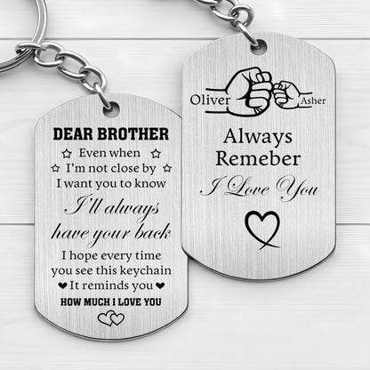 Dear Brother Even When I Am Not Close By Fist Bump Heart