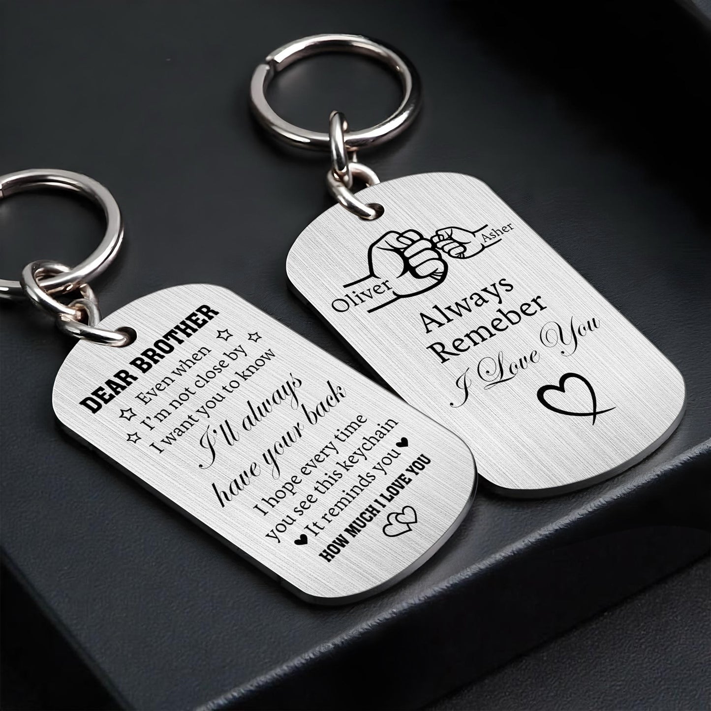 Dear Brother Even When I Am Not Close By Fist Bump Heart