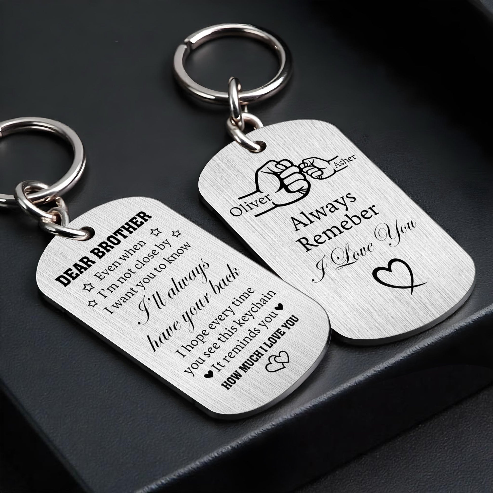 Dear Brother Even When I Am Not Close By Fist Bump Heart