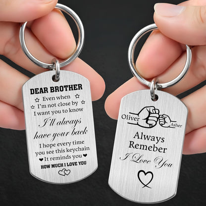 Dear Brother Even When I Am Not Close By Fist Bump Heart