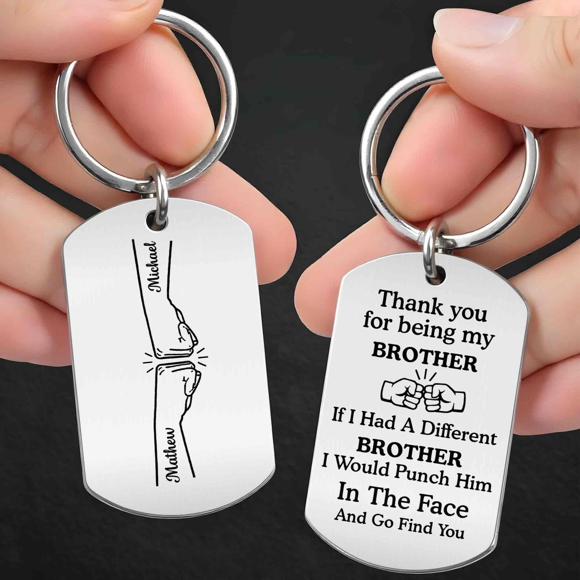 Thank You For Being My Brother Fist Bump Graphic