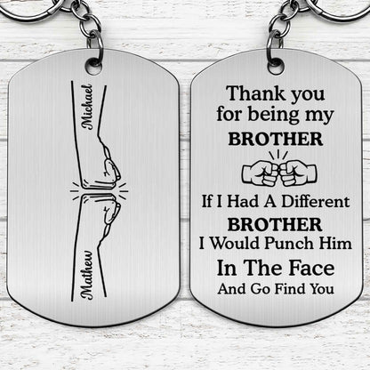 Thank You For Being My Brother Fist Bump Graphic