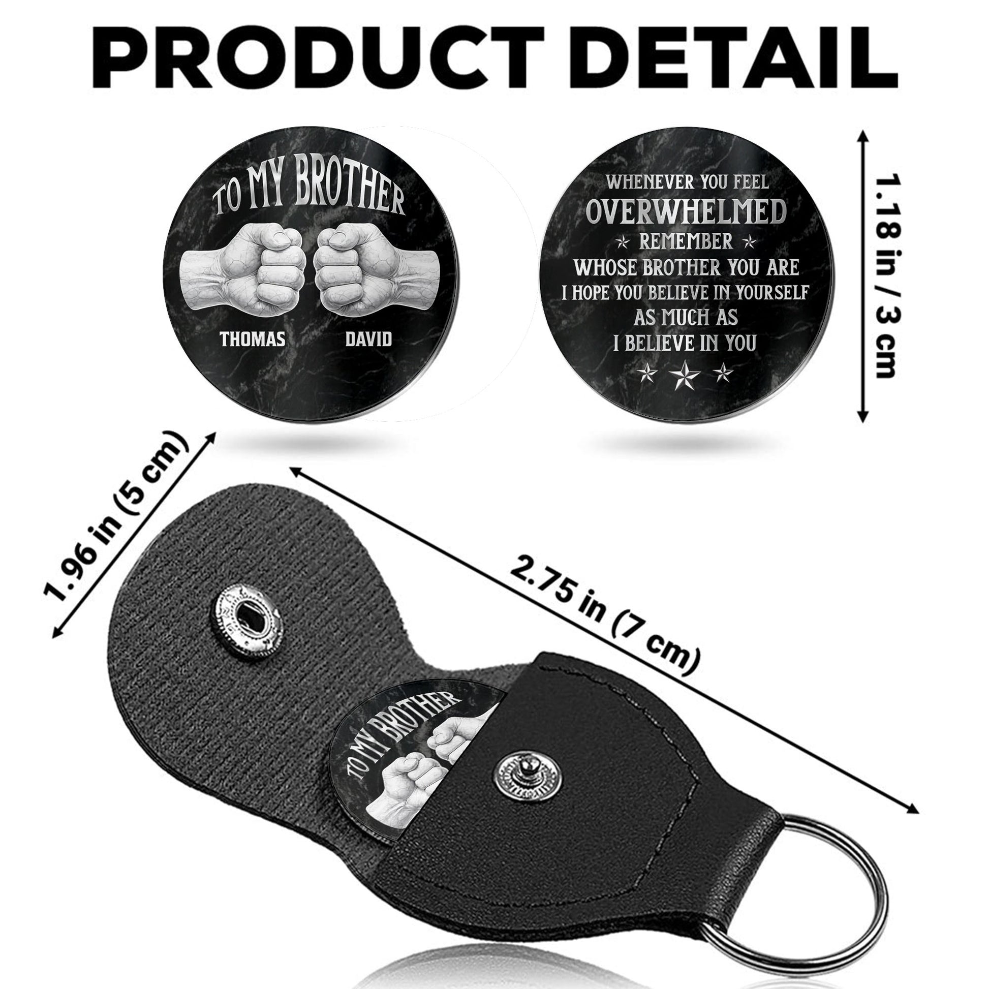 To My Brother Fist Bump Whenever You Feel Overwhelmed