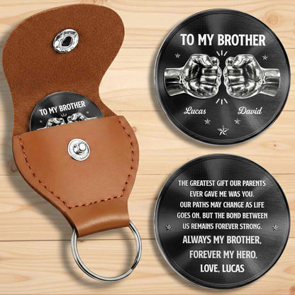 To My Brother Greatest Gift Fist Bump And Stars Pocket Hug