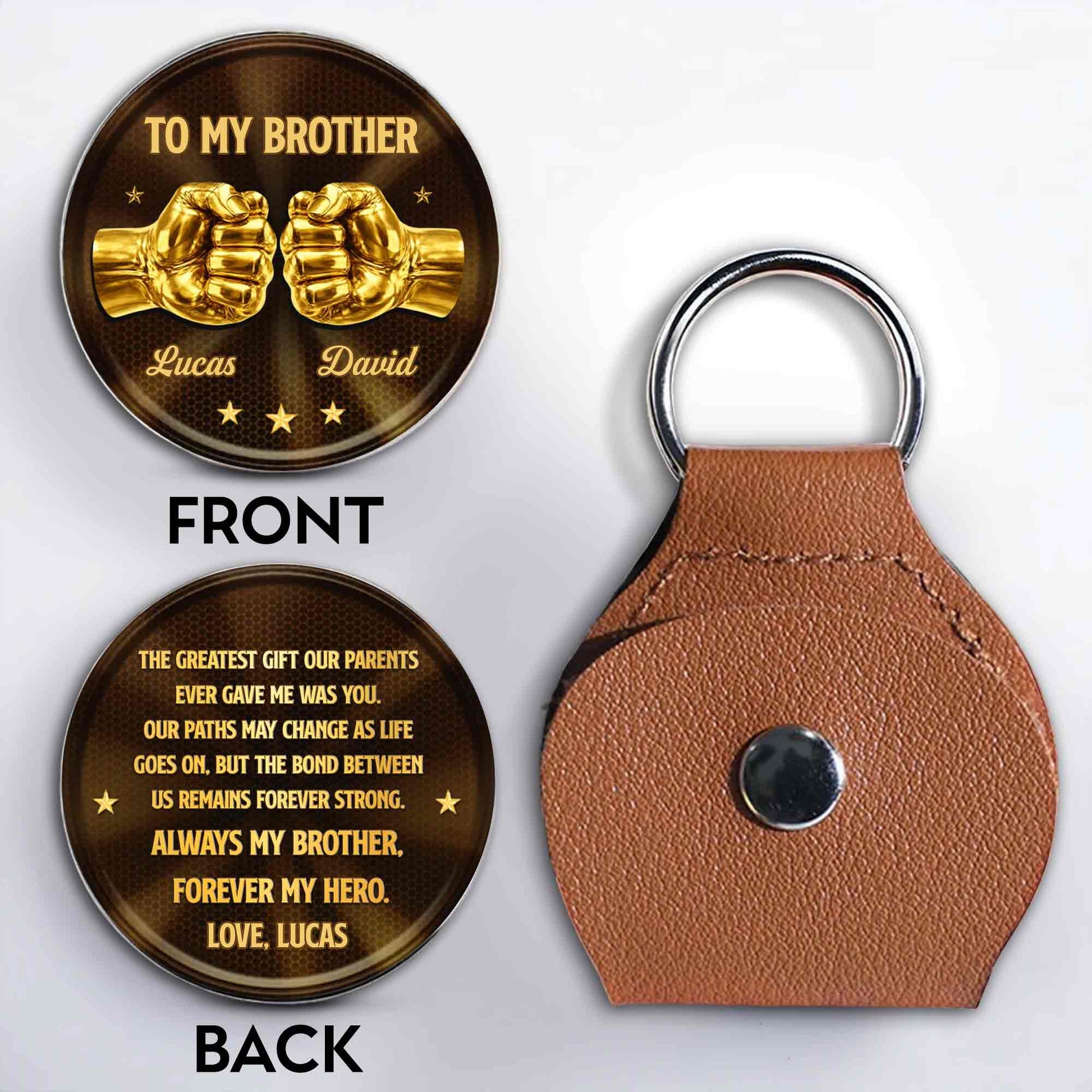 To My Brother The Greatest Gift Fist Bump And Stars