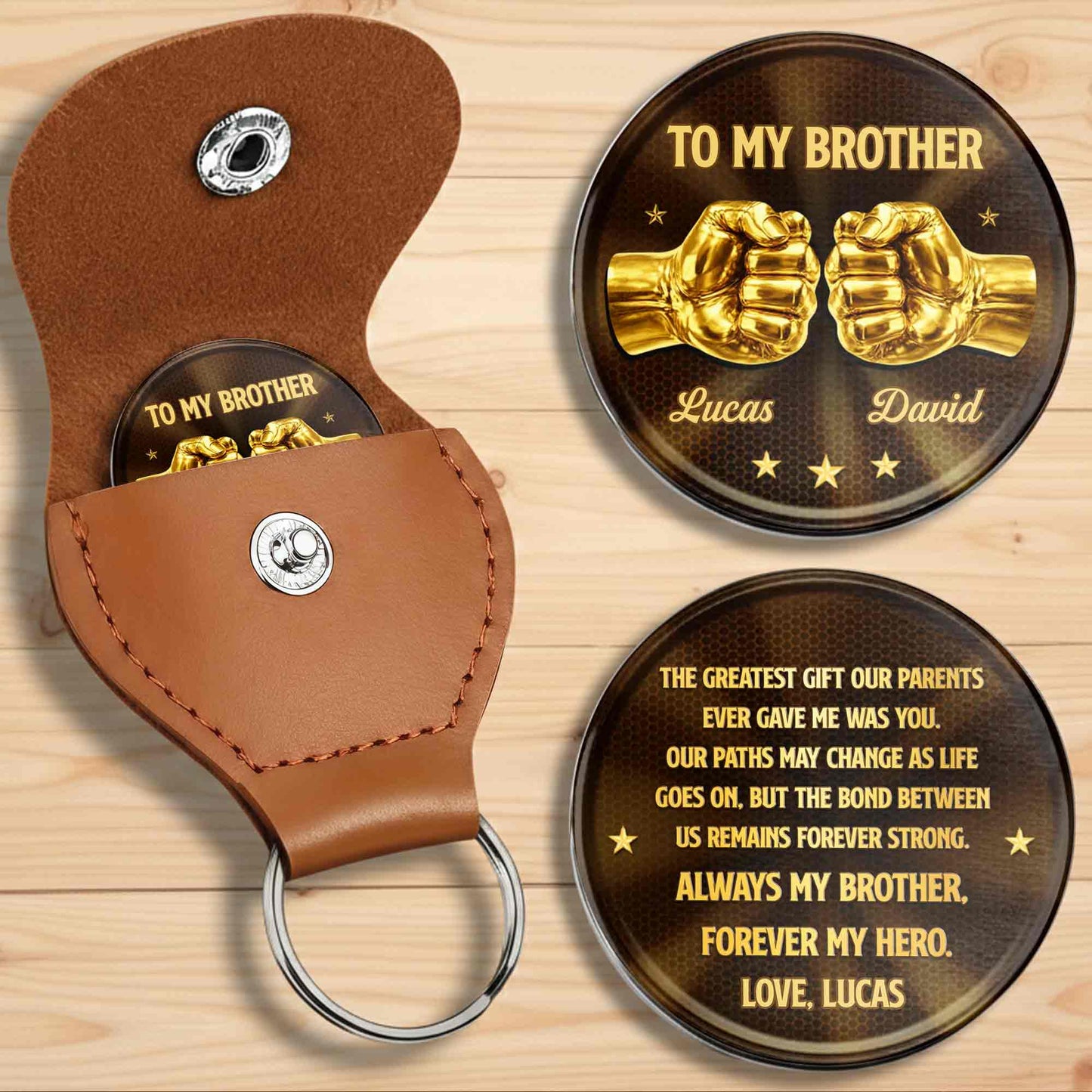 To My Brother The Greatest Gift Fist Bump And Stars