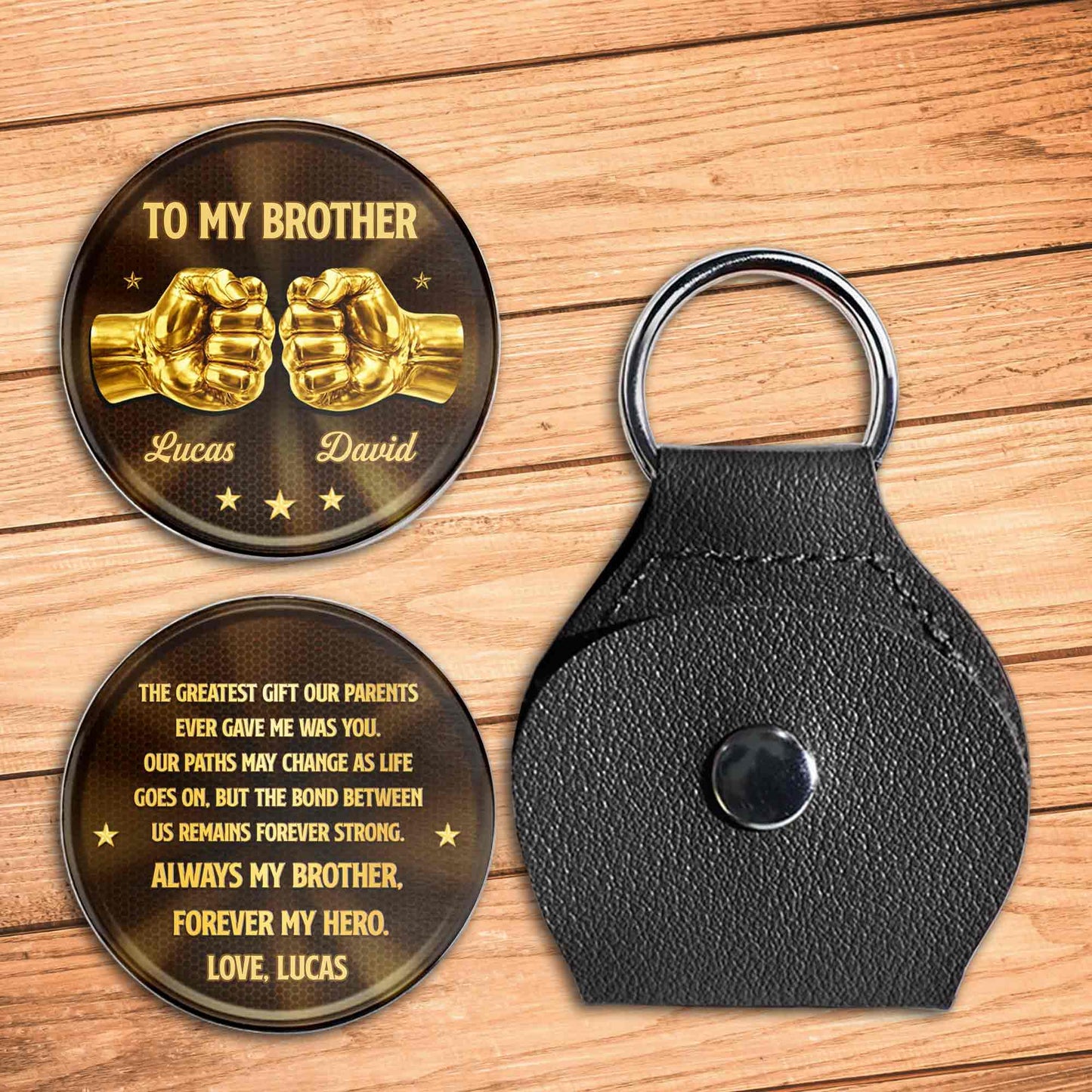 To My Brother The Greatest Gift Fist Bump And Stars