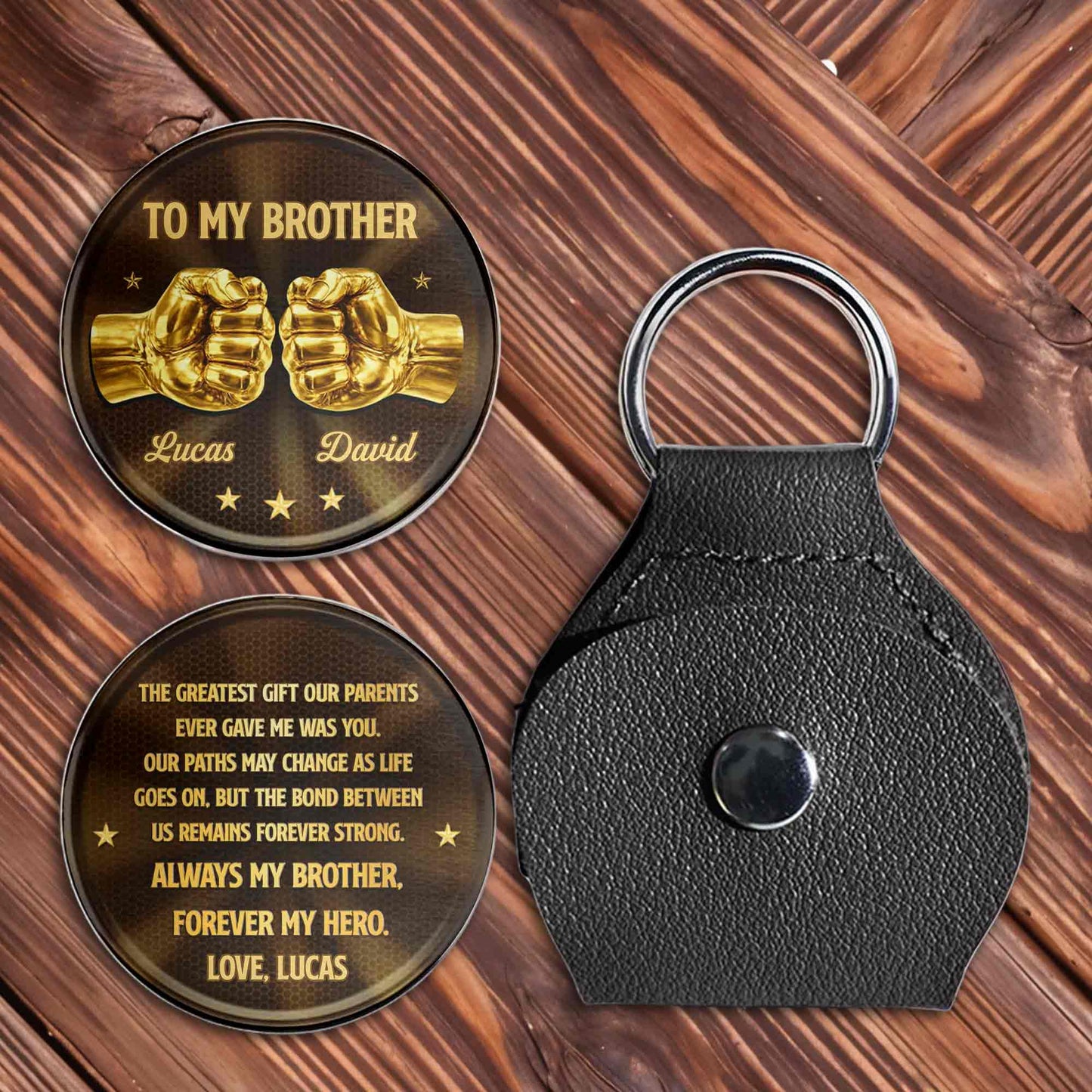 To My Brother The Greatest Gift Fist Bump And Stars