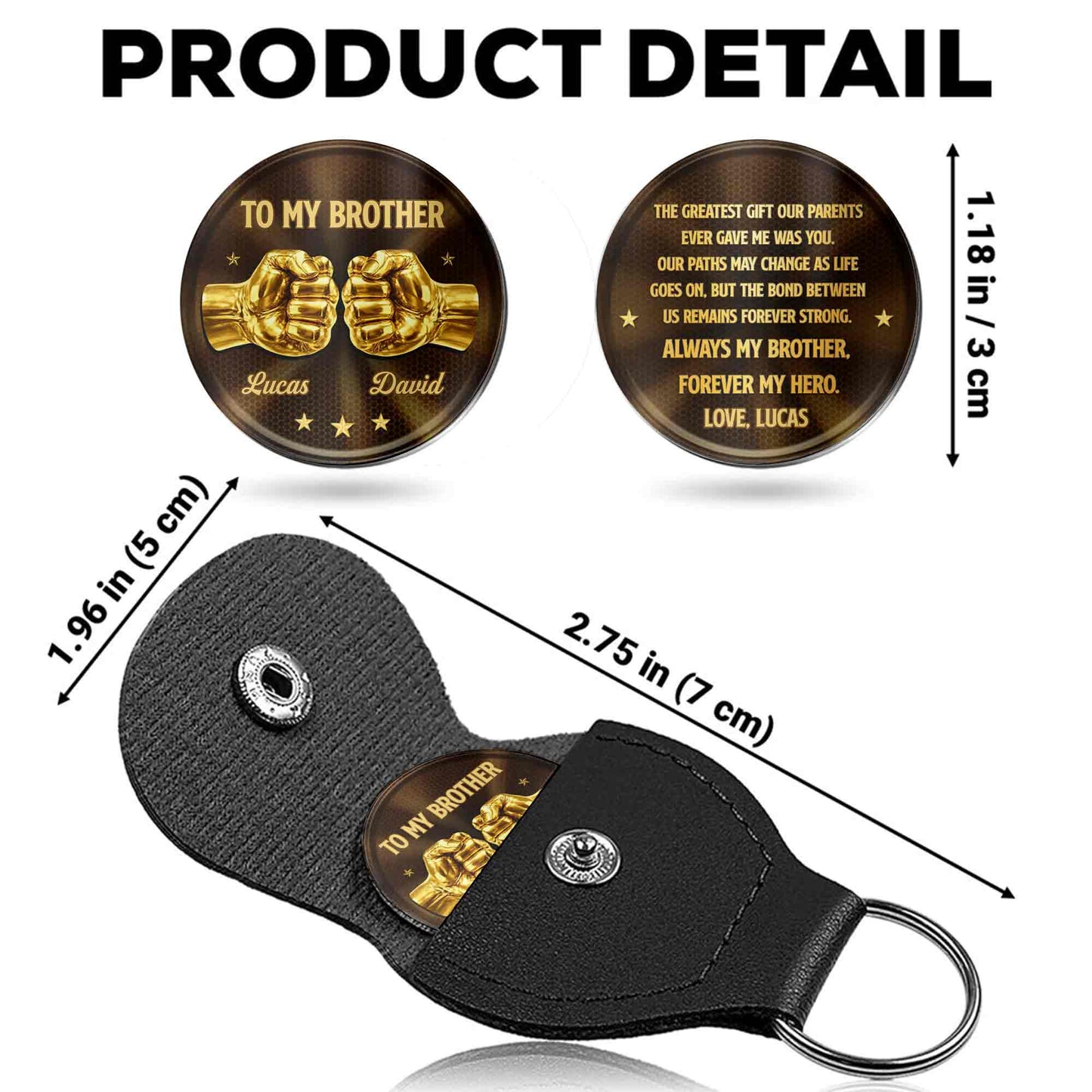 To My Brother The Greatest Gift Fist Bump And Stars