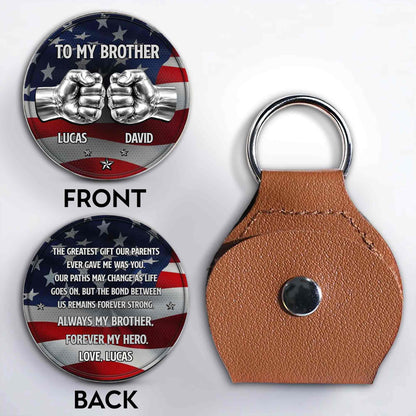 To My Brother The Greatest Gift Fist Bump American Flag