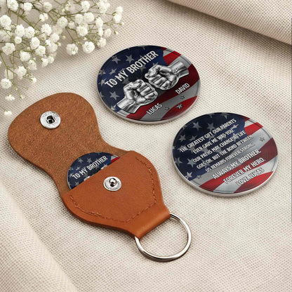 To My Brother The Greatest Gift Fist Bump American Flag