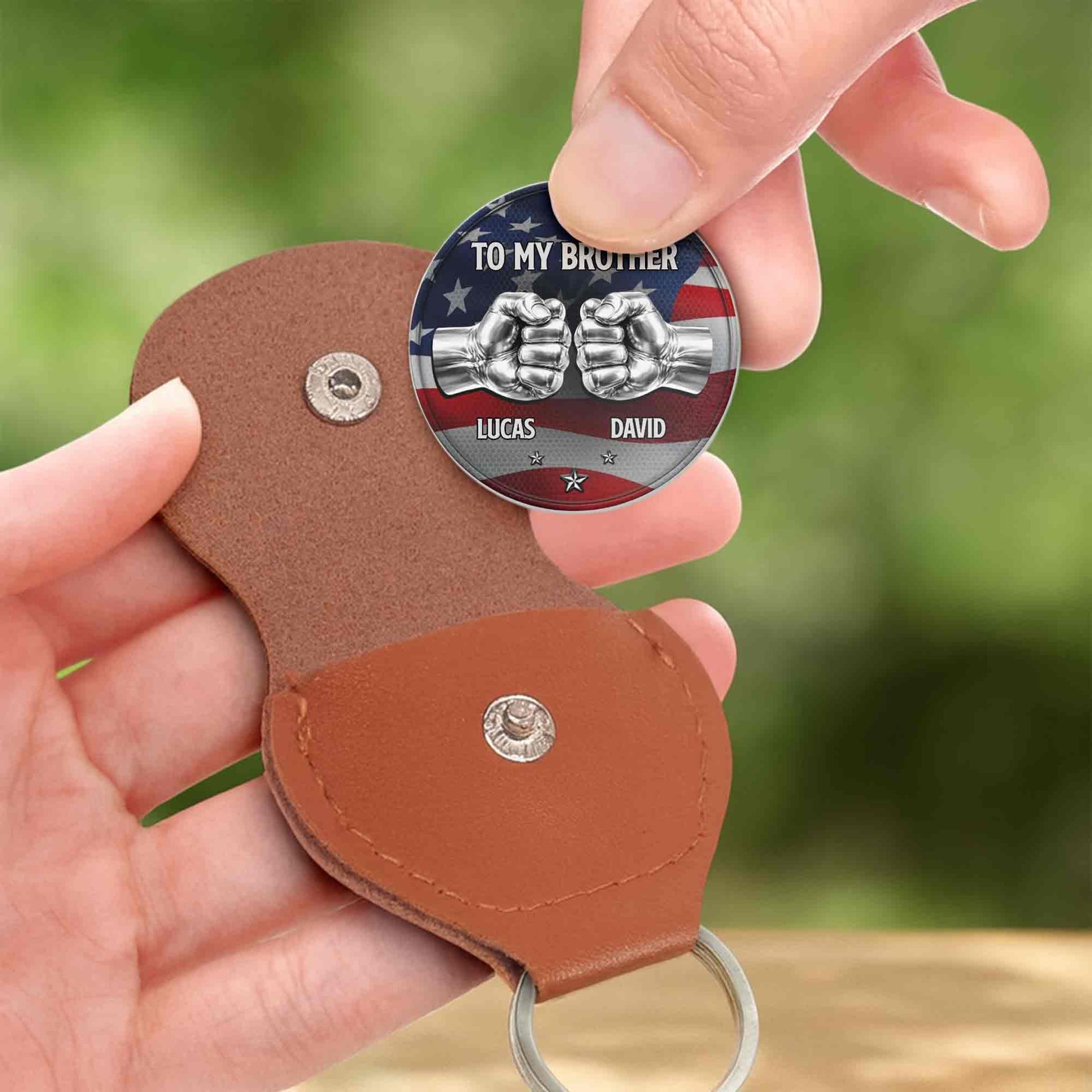 To My Brother The Greatest Gift Fist Bump American Flag