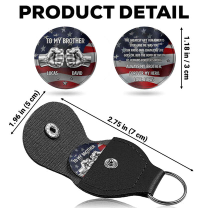 To My Brother The Greatest Gift Fist Bump American Flag